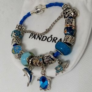 Pandora Bracelet w/ Ocean Charms